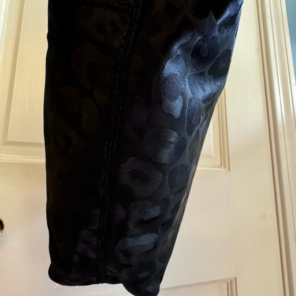 Michael Kors Morgan Leopard Nylon & Leather Medium Messenger Crossbody Bag - Picture 9 of 17